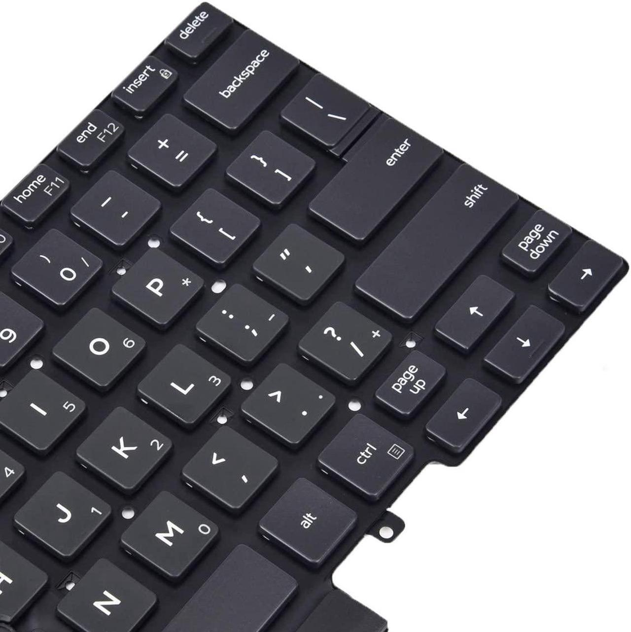 Alt view image 3 of 5 - Replacement Keyboard for Dell Latitude 3400 5400 5401 5410 5411 7400 7410 Series Laptop with Backlit with Pointer US Layout(NOT Fit for Latitude 7400 2-in-1)