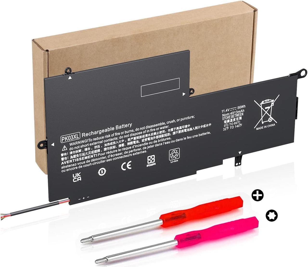 Main image of PK03XL Laptop Replacement 789116-005 788237-2C3 Battery for HP Spectre X360 13-4003DX 13-4002DX 13-4103DX 13-4101DX 13-4102DX 13-4116DX 13-4193DX 13T-4000 13-4005DX for Envy X360 13-Y0XX 13-Y023CL