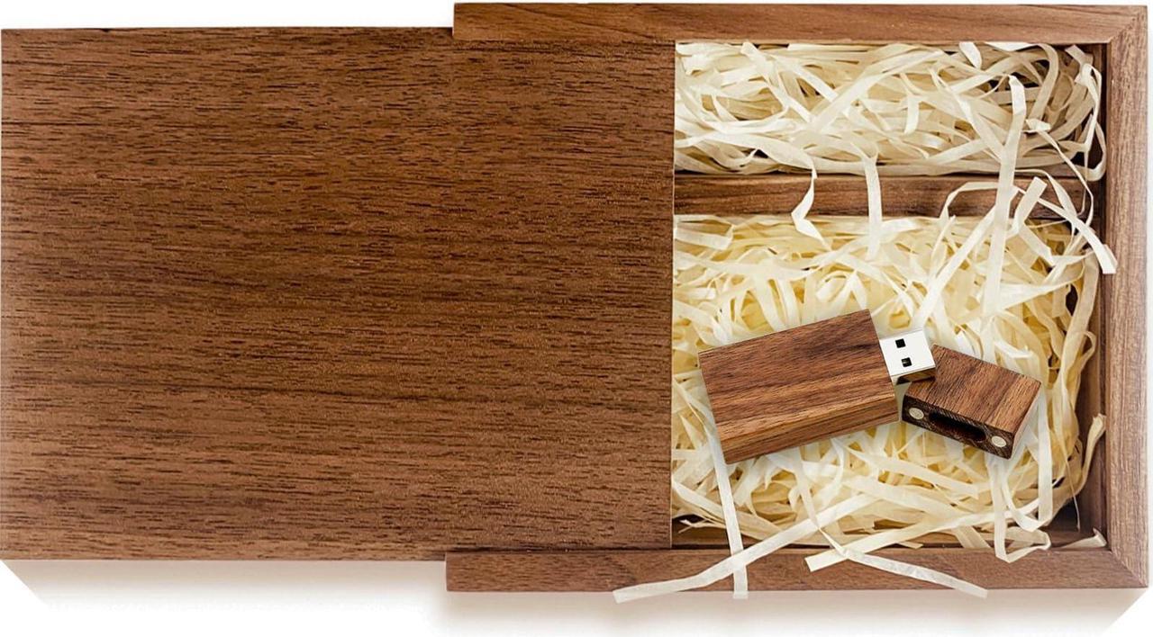 Main image of 128GB USB 3.0 Wooden USB Flash Drive,TATMOHIK Wedding USB Drive with Box for Storing Photos, Wood USB Thumb Drive with USB Gift Box for Birthday/Wedding/Christmas Day(Box:6.73x6.73x1.38 inch)