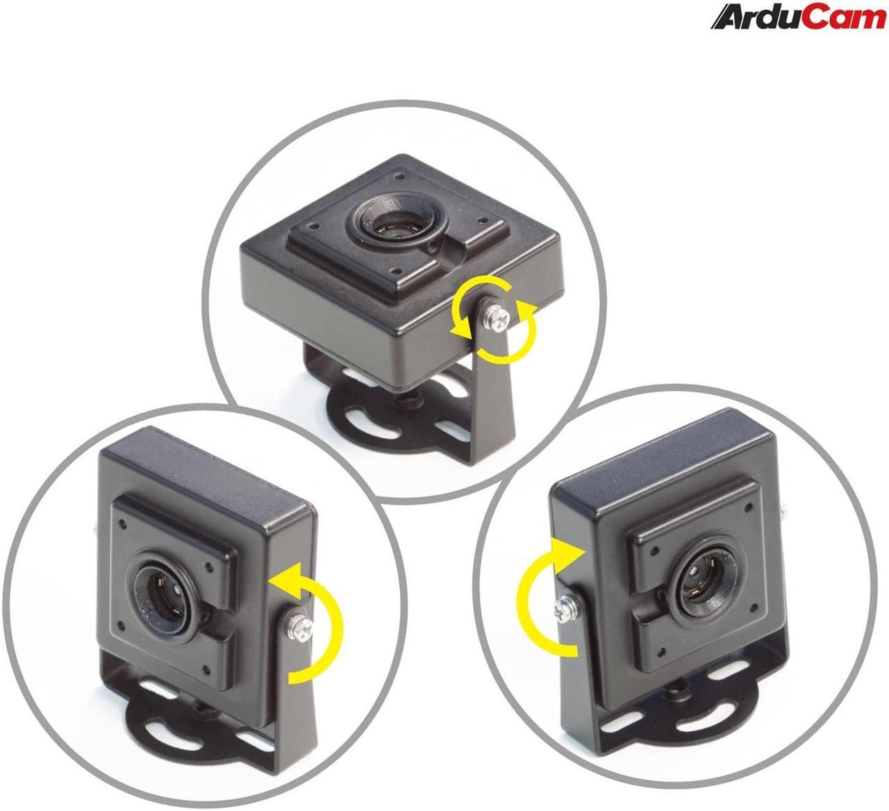 Alt view image 5 of 5 - Arducam 8MP IMX179 Lightburn Camera, Autofocus USB Camera Module with Metal Case, Ultra HD Embedded USB Camera for Raspberry Pi, Windows, Linux, Android, Mac OS