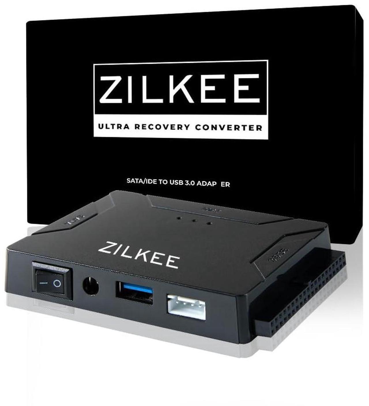 Main image of ZILKEE Ultra Recovery Converter The Ultimate Hard Drive Reader & IDE to USB Adapter | 6TB Capacity, USB 3.0, SATA to USB Adapter for IDE to SATA, IDE to USB & Hard Drive Recovery | USB 2.0 Compatible