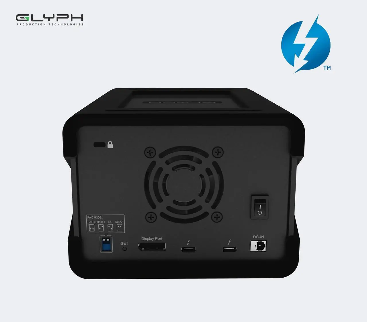 Alt view image 5 of 5 - Glyph Production Technologies Blackbox PRO RAID Thunderbolt 3, 8TB