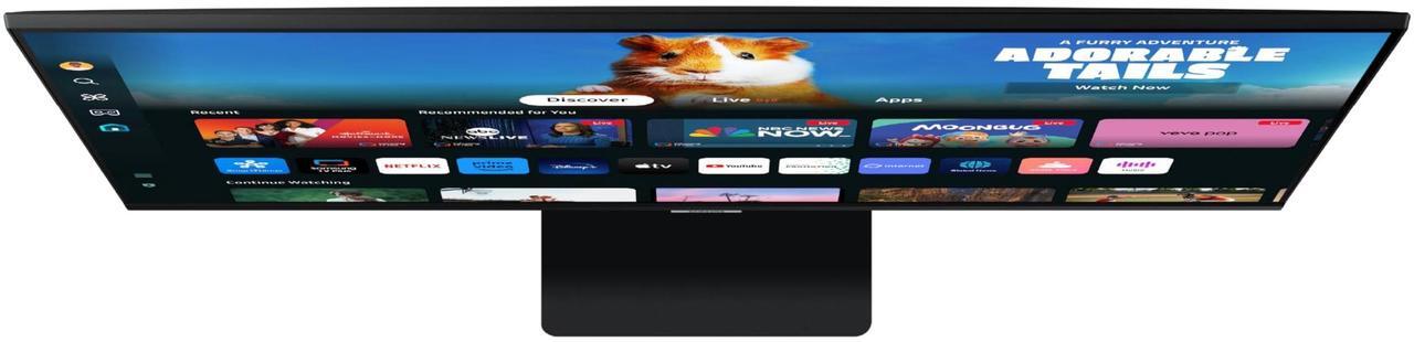 Alt view image 2 of 5 - SAMSUNG 27-Inch M5 (M50D) Series FHD Smart Monitor with Streaming TV, Speakers, HDR10, Gaming Hub, Multiple Ports, Workout Tracker, Vision Accessibility Tools, LS27DM500ENXGO, 2024