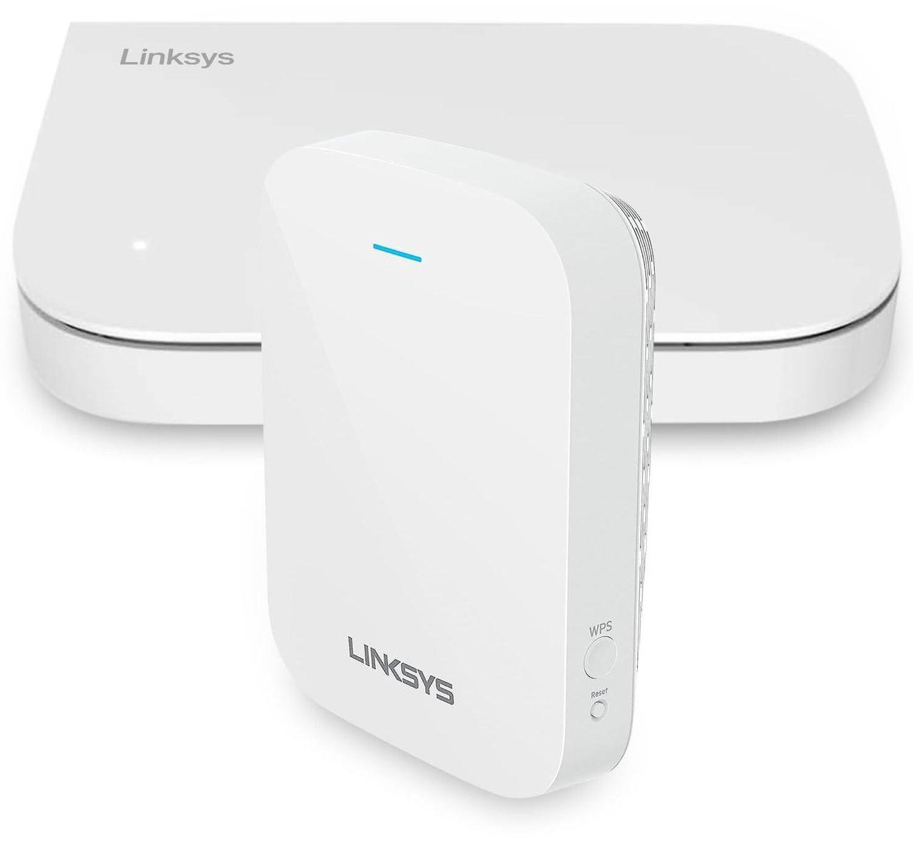 Main image of Linksys Router & WiFi Extender Combo,Includes WiFi 6 Router and WiFi Range Extender for Superior Coverage, Ideal for WiFi Extender Signal Booster and Internet Router for Reliable Internet Performance