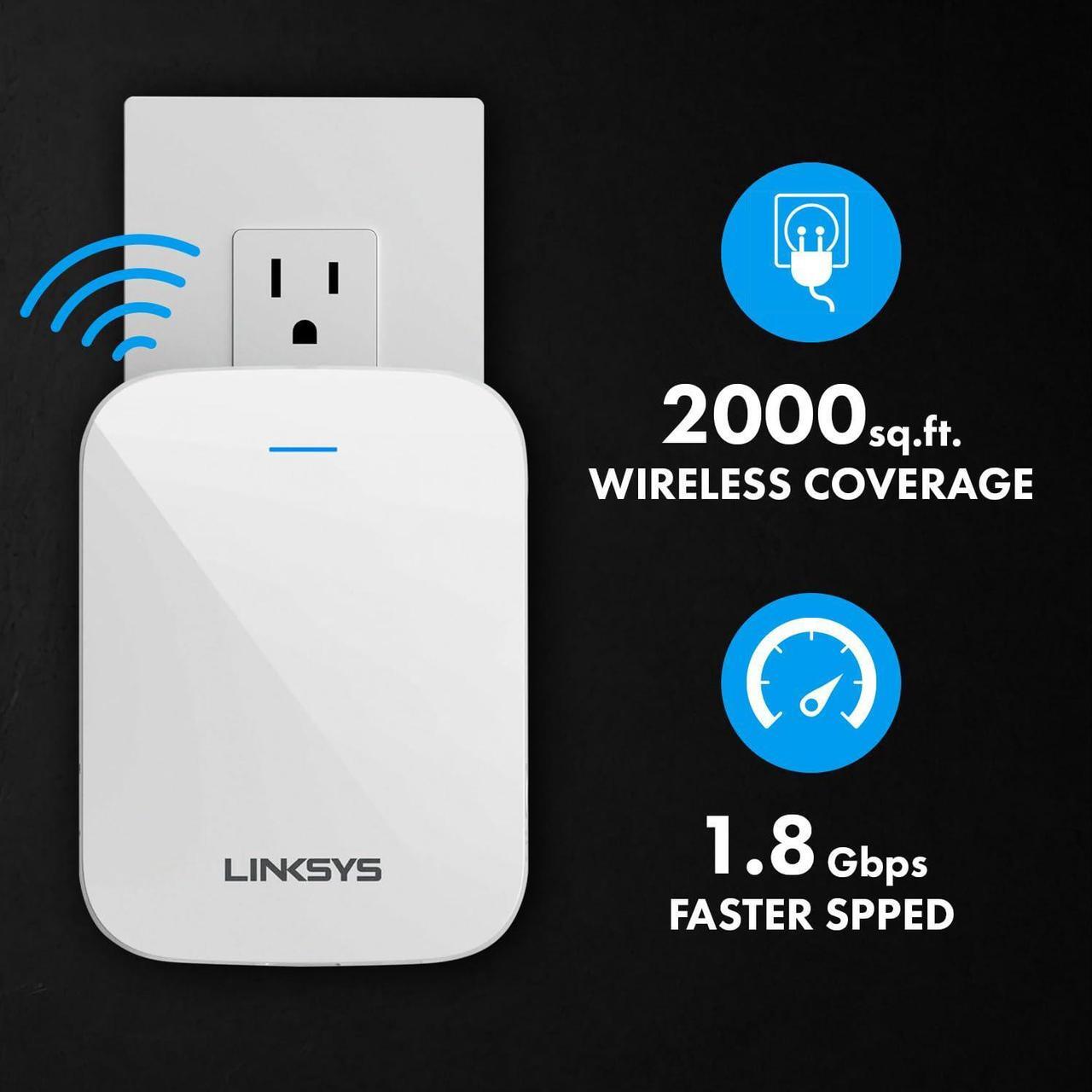 Alt view image 5 of 5 - Linksys Router & WiFi Extender Combo,Includes WiFi 6 Router and WiFi Range Extender for Superior Coverage, Ideal for WiFi Extender Signal Booster and Internet Router for Reliable Internet Performance