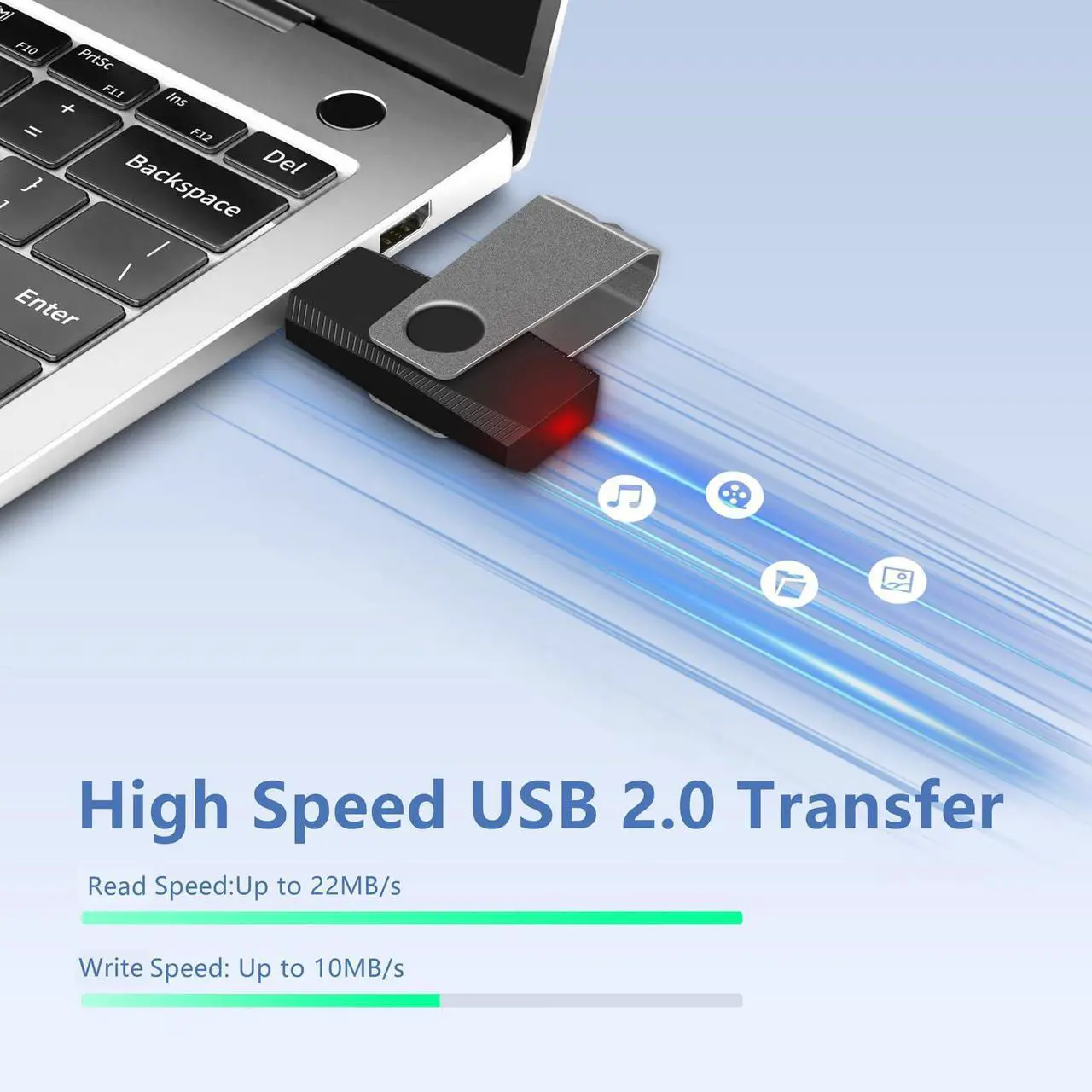 Alt view image 2 of 5 - AGECASH 2GB Bulk Flash Drive 100 Pack Fat USB Flash Drives Bulk 2 GB USB 2.0 Memory Stick Thumb Drive 100Pack with Lanyards Swivel Jump Drives Multipack for Data Stroage and Backup, Grey 2GB