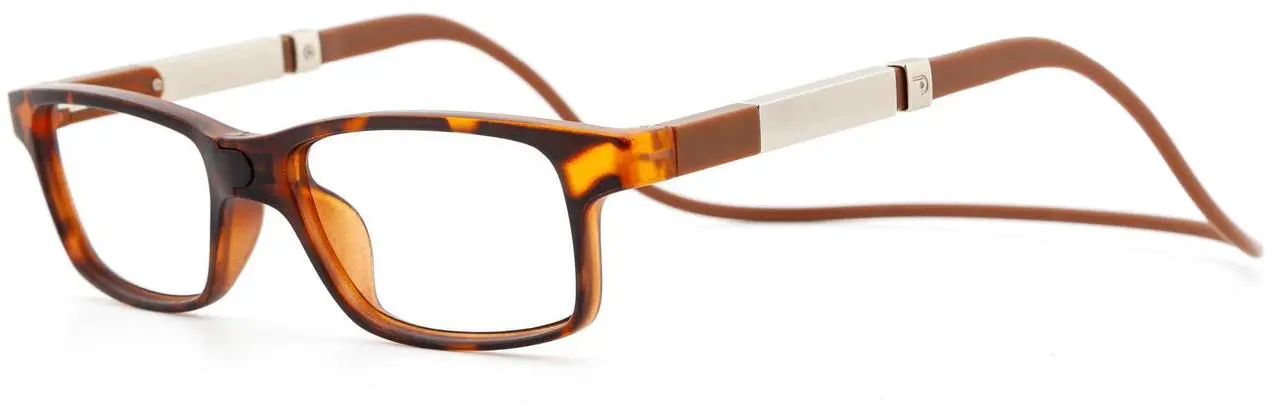 Main image of DIDINSKY Reading Glasses with Magnets and Anti Blue Light Filter. Magnetic Readers for Men and Women with Anti-Reflective Lenses. Havana +2.0 - DIKRIK THYSSEN