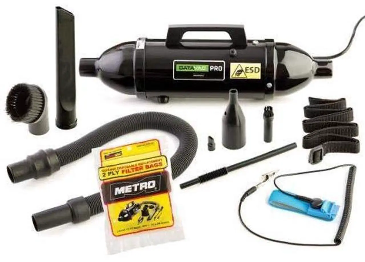 Main image of METROVAC DataVac(r) ESD Safe Pro Series MDV-1ESD, Compact Computer Vacuum & Blower for Electronics, Anti-Static, HEPA Filtration, and Durable