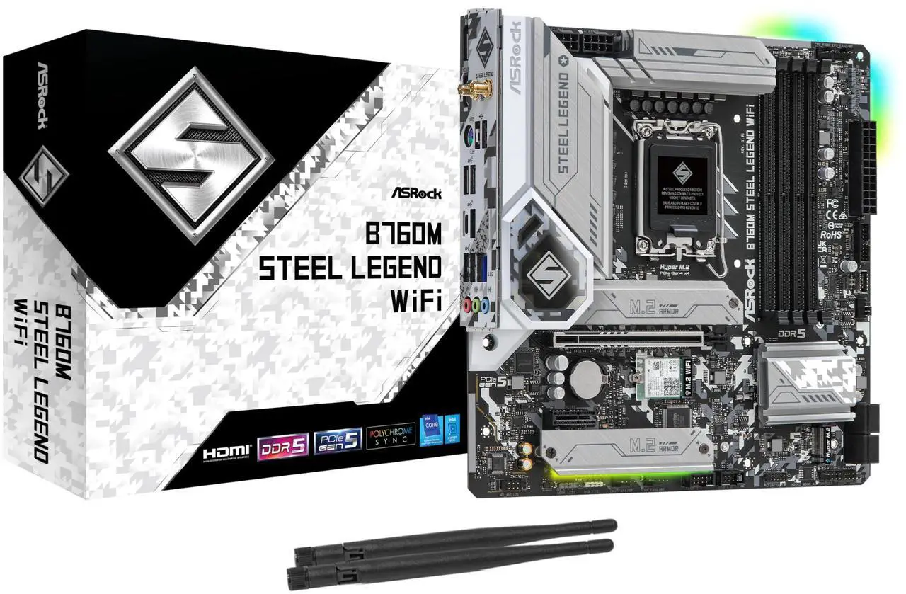 Asrock B760m Steel Legend...