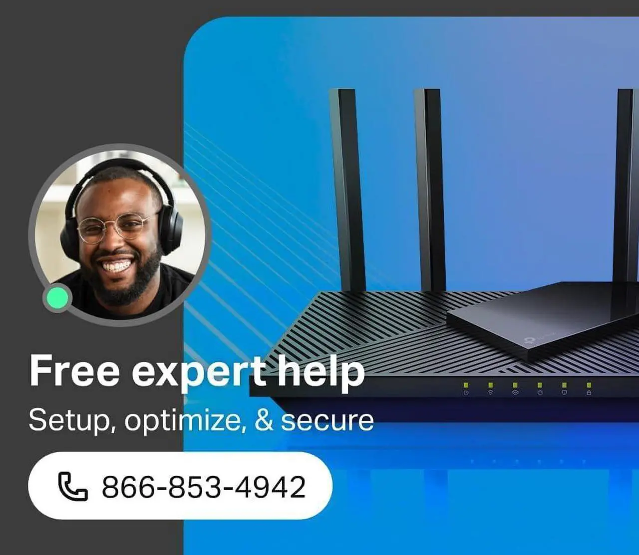 Alt view image 4 of 5 - TP-Link AX1800 WiFi 6 Router V4 (Archer AX21)  Dual Band Wireless Internet, Gigabit, Easy Mesh, Works with Alexa - A Certified for Humans Device, Free Expert Support