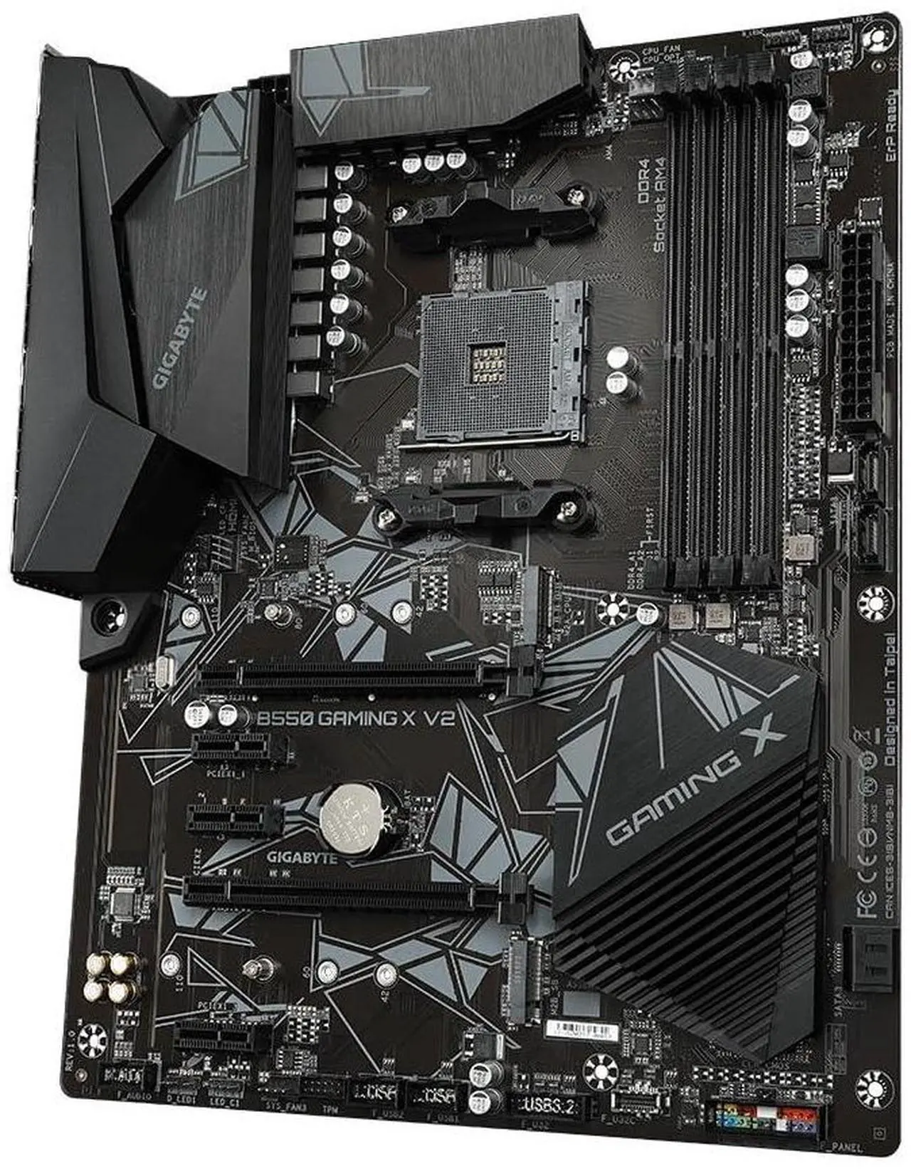 Alt view image 3 of 5 - Gigabyte B550 Gaming X V2 (AMD Ryzen 5000/B550/ATX/M.2/HDMI/DVI/USB 3.1 Gen 2/DDR4/ATX/Gaming Motherboard), 128 GB