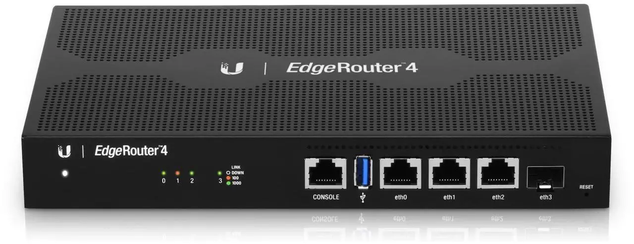Main image of Ubiquiti Networks Edgerouter 4 Ethernet Lan Black Wired Router
