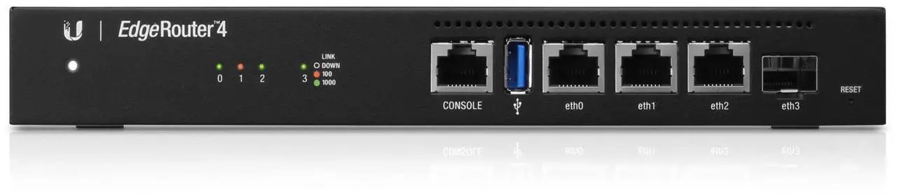 Alt view image 2 of 5 - Ubiquiti Networks Edgerouter 4 Ethernet Lan Black Wired Router