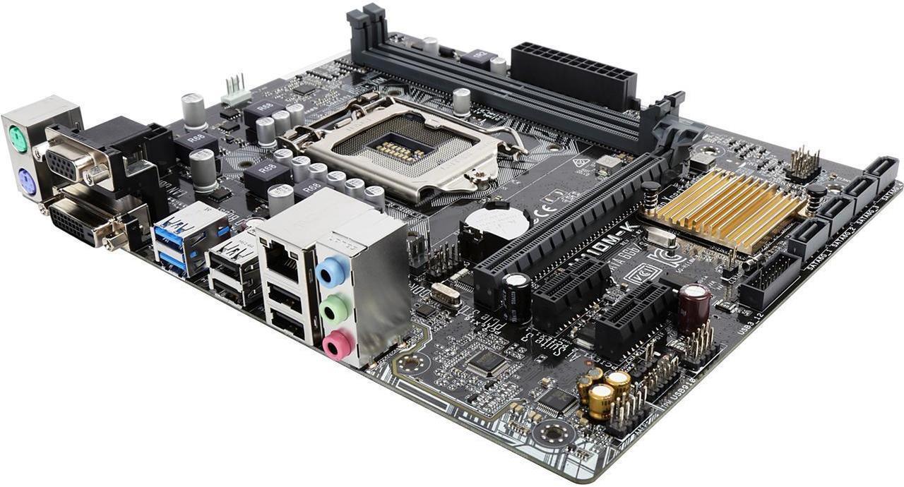 ASUS H110M-K LGA 1151 Intel H110 SATA 6Gb/s USB 3.0 Micro ATX Intel Motherboard