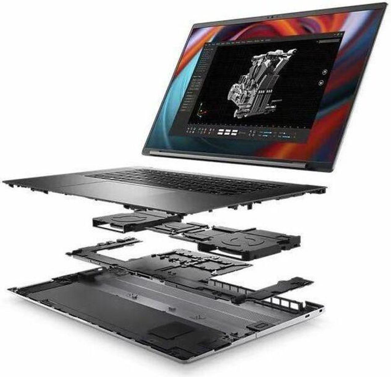 Alt view image 4 of 7 - Dell Precision 5000 5490 14" Mobile Workstation - Full HD Plus - Intel Core Ultra 7 155H - vPro Technology - 16 GB - 512 GB SSD - Aluminum Titan Gray - 7T7WH