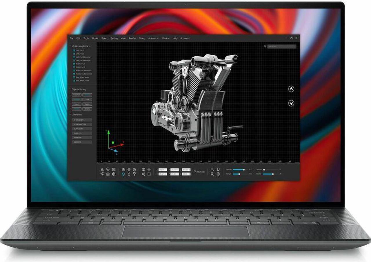 Alt view image 7 of 7 - Dell Precision 5000 5490 14" Mobile Workstation - Full HD Plus - Intel Core Ultra 7 155H - vPro Technology - 16 GB - 512 GB SSD - Aluminum Titan Gray - 7T7WH