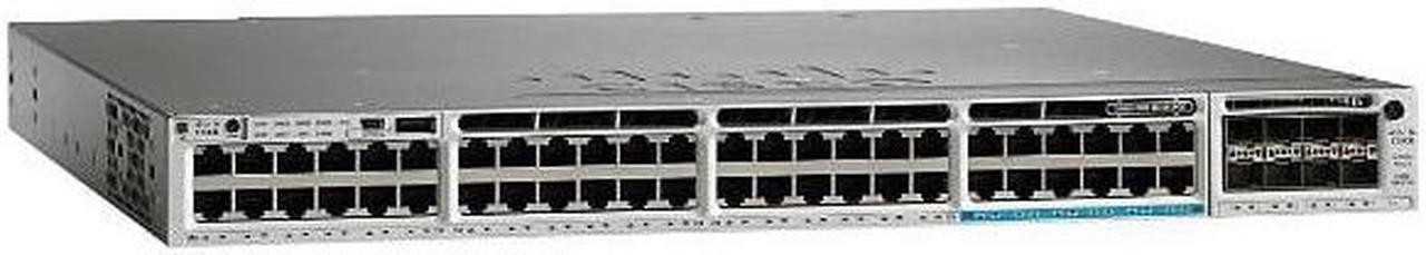 Catalyst 3850-12X48U-E - switch - 48 ports - managed - rack-mountable - WS-C3850-12X48U-E