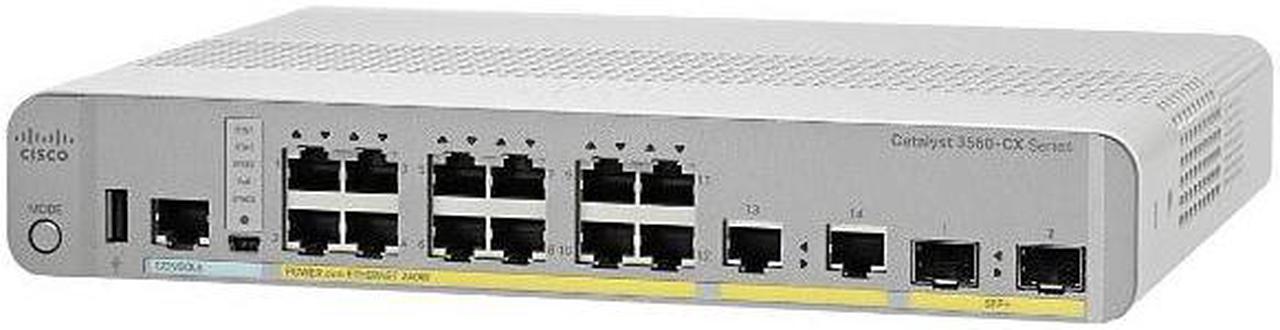 Catalyst 3560CX-12PD-S - switch - 12 ports - managed - rack-mountable - WS-C3560CX-12PD-S