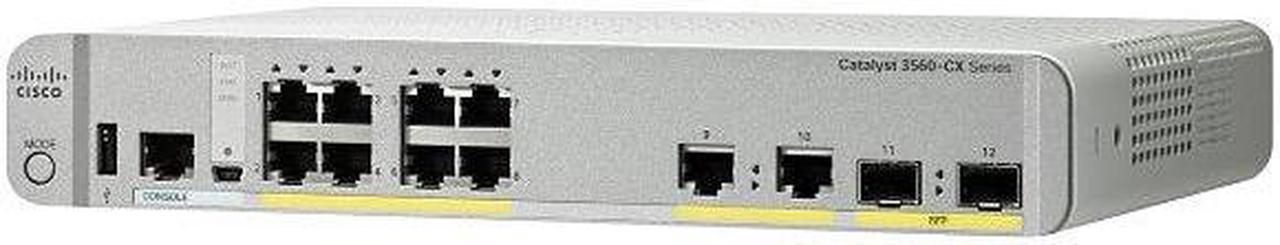 Catalyst 3560CX-8TC-S - switch - 8 ports - managed - rack-mountable - WS-C3560CX-8TC-S