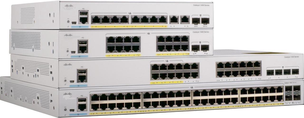 Catalyst 1000-8FP-E-2G-L - switch - 8 ports - managed - rack-mountable - C1000-8FP-E-2G-L