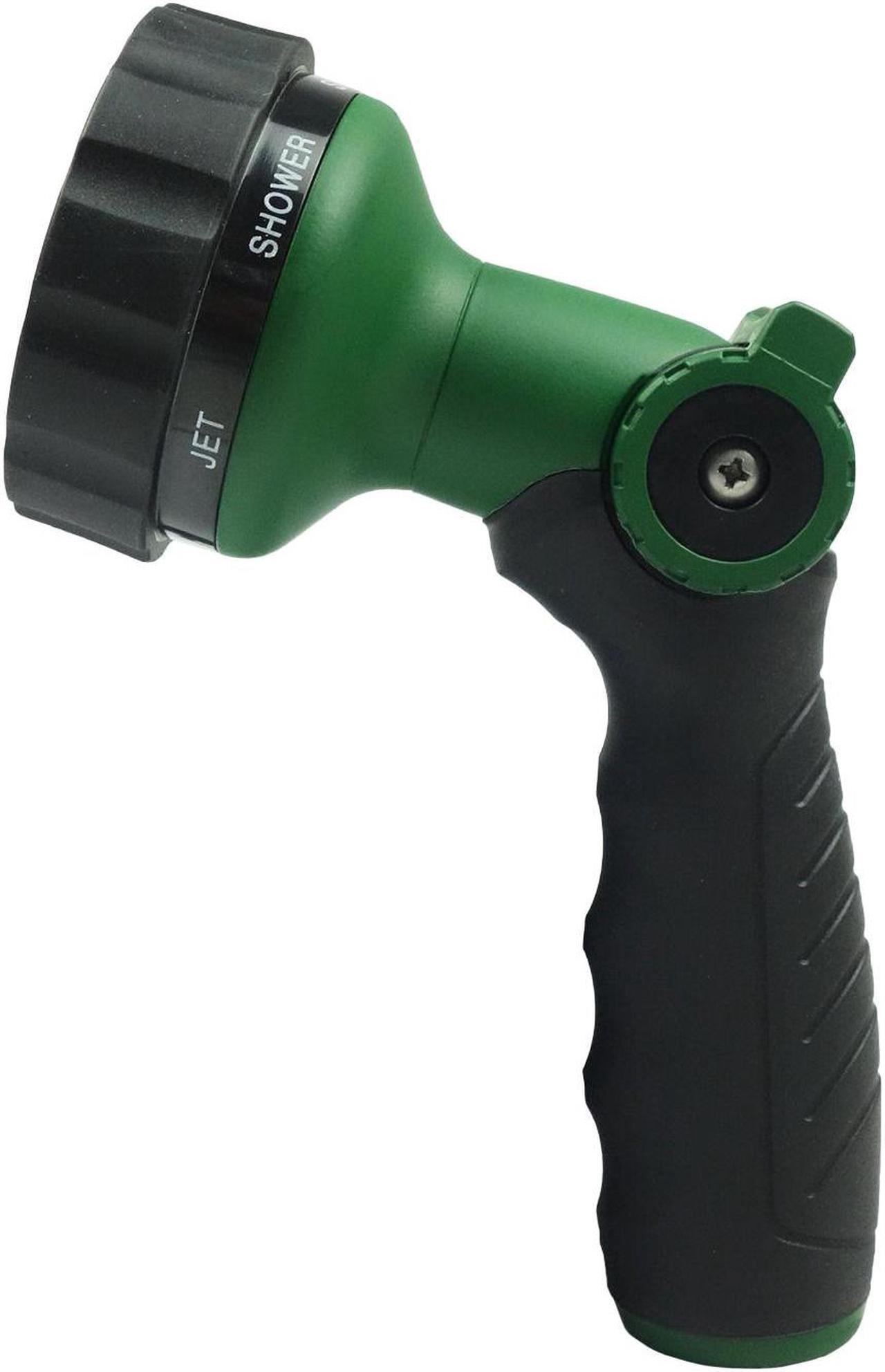 Main image of H2O WORKS Garden Hose Nozzle Thumb Control Heavy Duty Metal Water Nozzle with Adjustable Watering Patterns High Pressure Hose Nozzle Sprayer, Pefect for Car Washing and Pets Showering