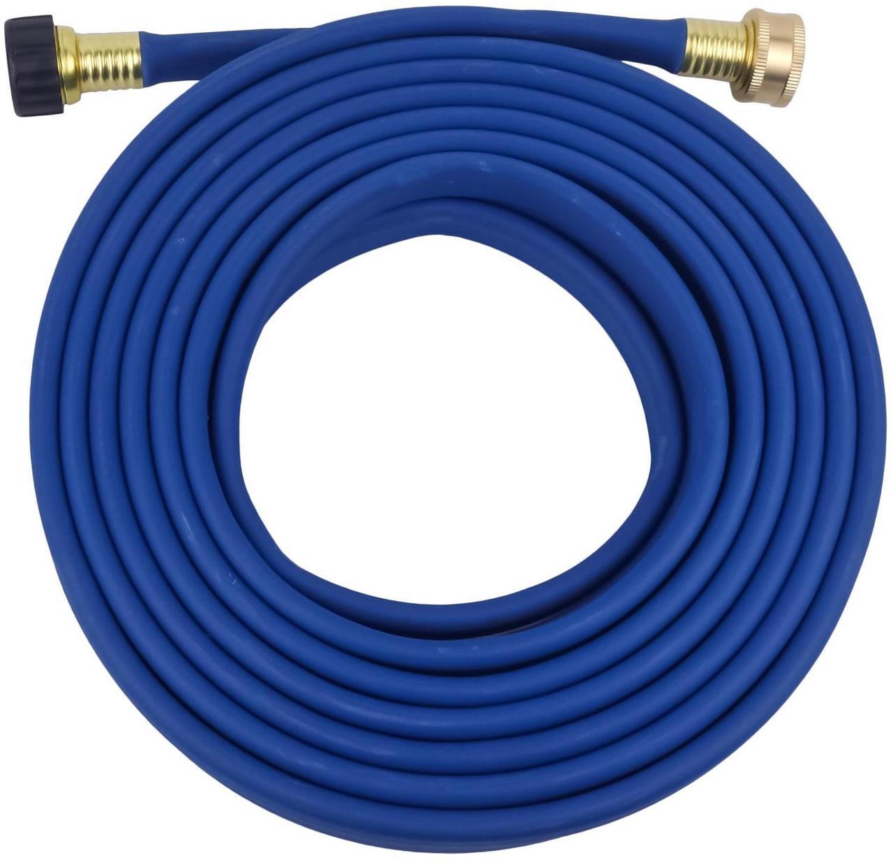Main image of Garden Flat Soaker Hose 1/2 in x 25ft,MHeavy Duty Metal Hose Connector Ends, Perfect Delivery of Water,Garden Flower Bed and Vegetable Patch,Landscaping, Savings 80% Water 25 ft.