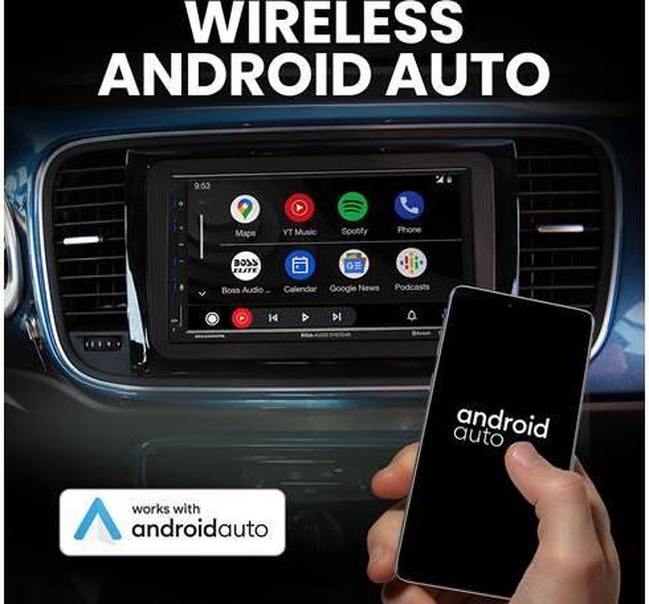 Alt view image 3 of 5 - BOSS Audio Elite BE920WCPA/B 7" Wireless Apple CarPlay/Android A. 2-DIN Car Stereo Factory Refurbished