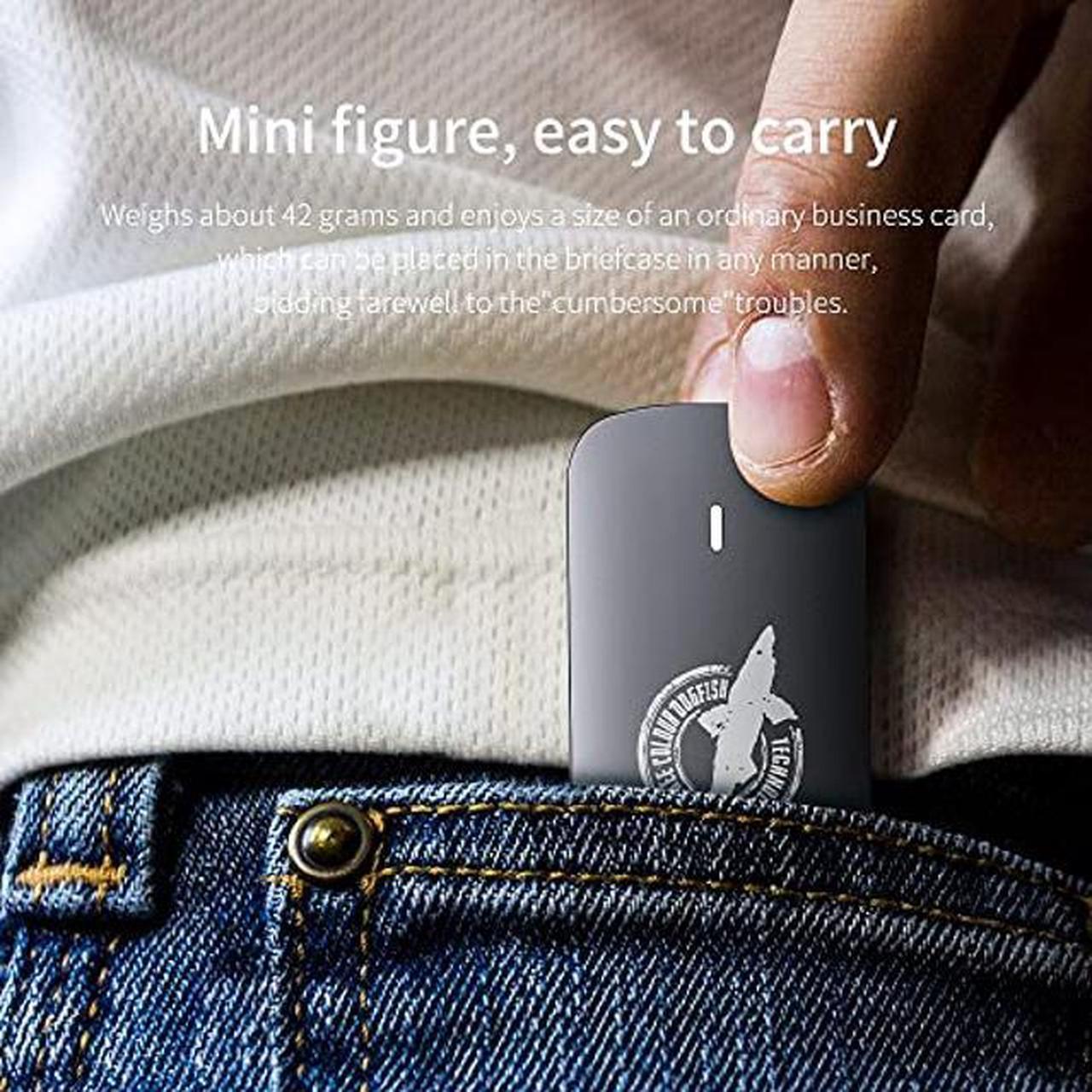 Alt view image 3 of 5 - THREE COLOUR DOGFISH Portable External SSD 1TB 2230/2242/2280 Ngff Grey Metal USB 3.1 Type-C Mini Breathable Solid State Drive for Mac/Windows/Android/Linux(up to 6Gbps ,with LED Indicator)