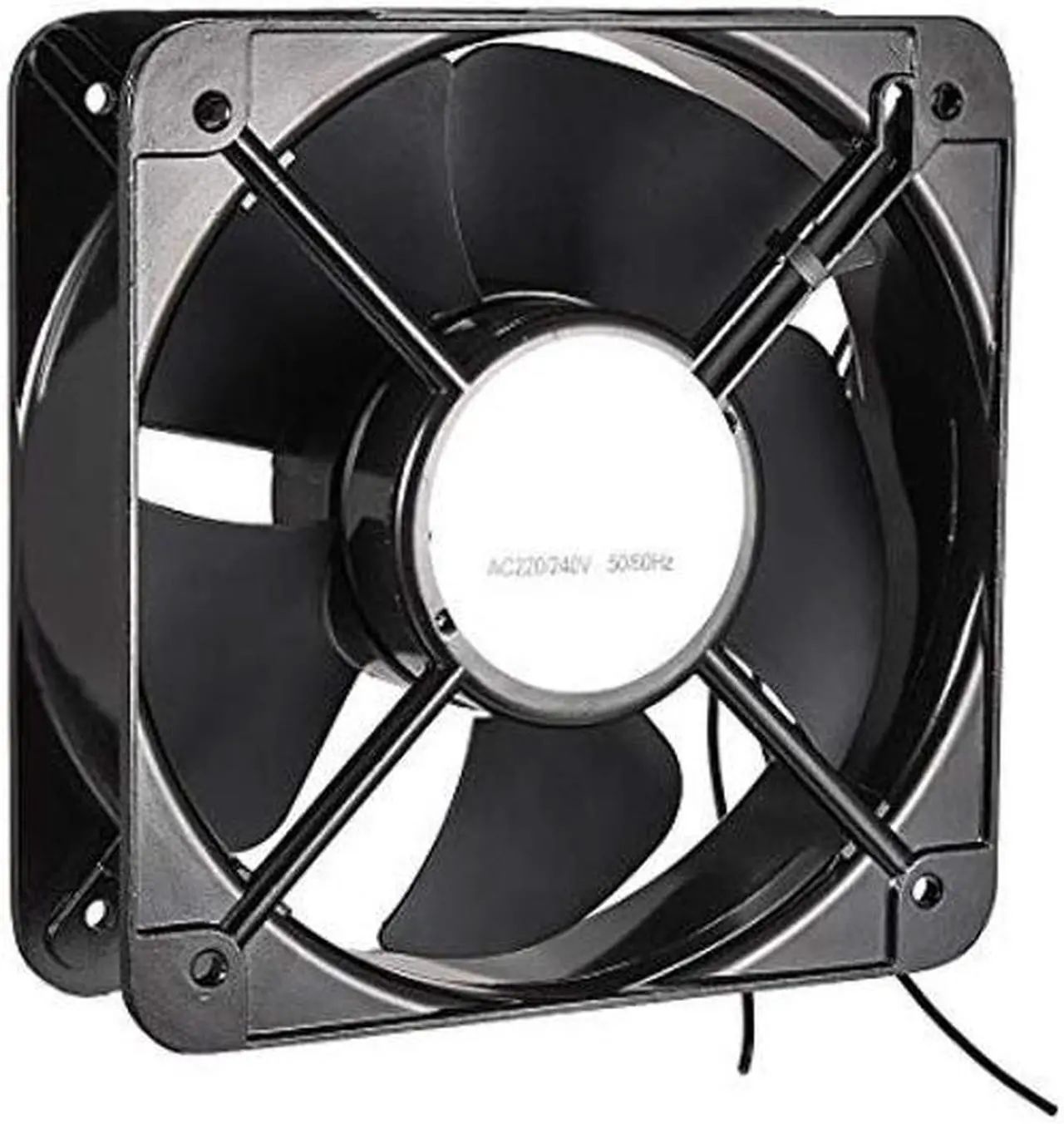 Main image of uxcell Cooling Fan 200mm x 200mm x 60mm FP-20060EX-S1-B AC 220V/240V 0.45A Dual Ball Bearings