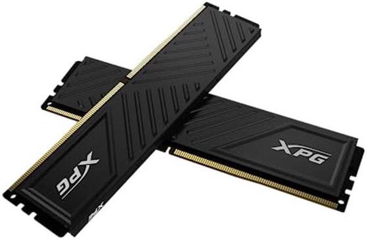 XPG GAMMIX DDR4 3200MHz CL16 32GB (2x16GB) PC4-25600 RAM 288-Pins UDIMM Desktop Memory Kit Black Heatsink(AX4U320016G16A-DTBKD35)