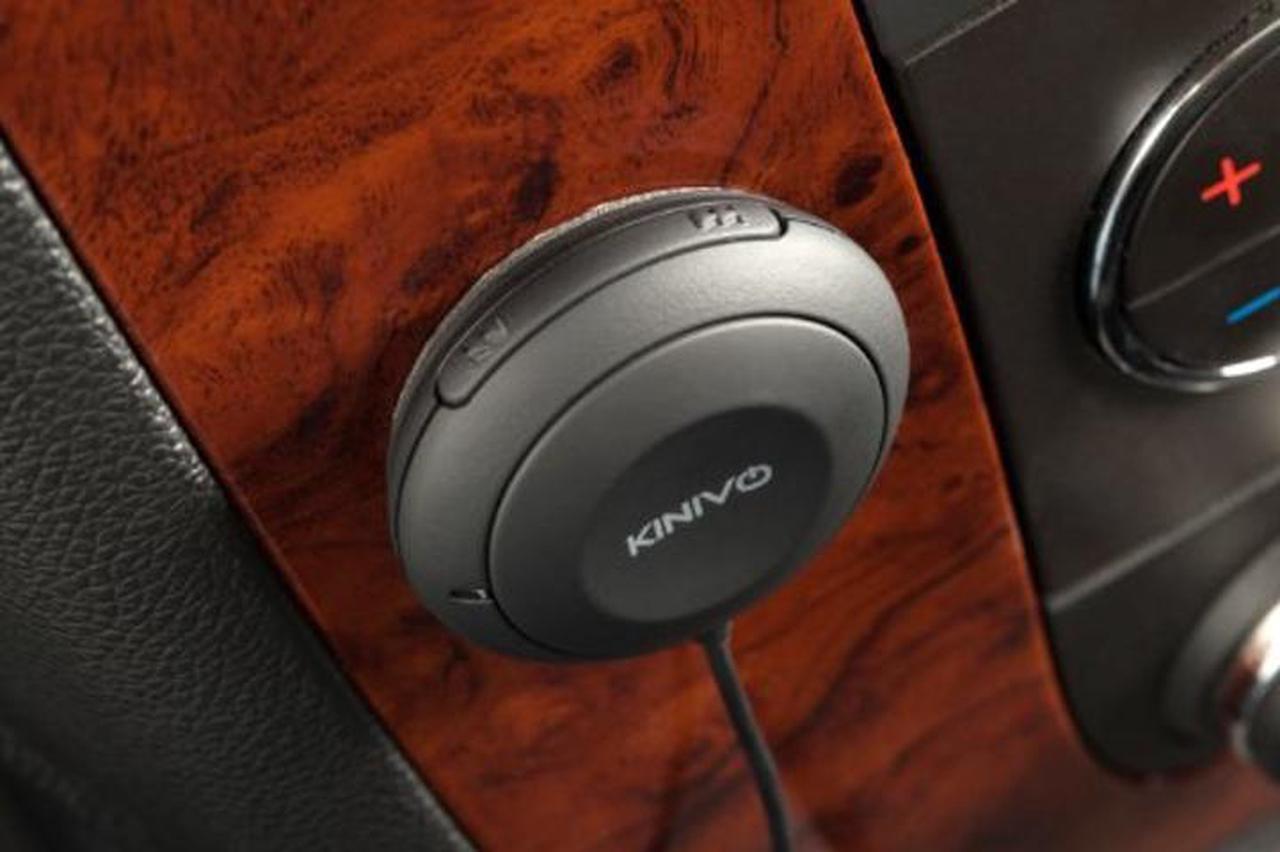 Alt view image 5 of 5 - Kinivo BTC450 Bluetooth Car Kit (Hands-Free, AUX Bluetooth Adapter for Cars with Ground Loop Noise Isolator, 3.5mm Aux Input, Apt-X, Multipoint)