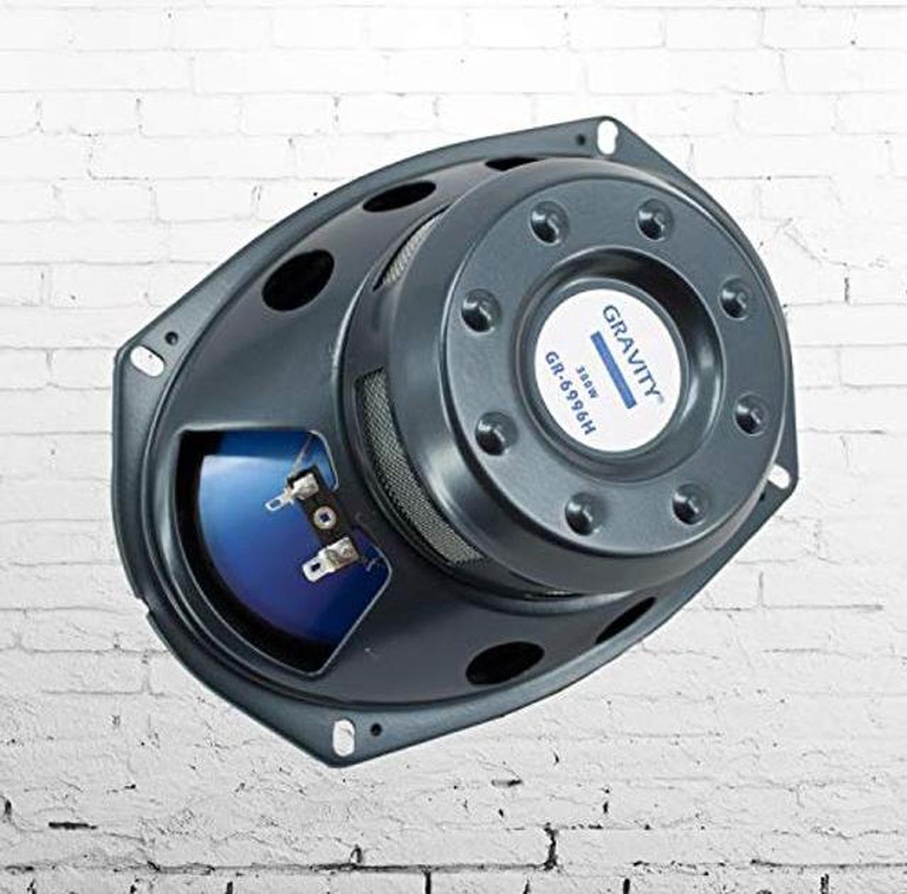 Alt view image 4 of 7 - (Pair) Gravity 6x9 inch 4-Way 380 Watts Coaxial Car Speakers CEA Rated - 6996H