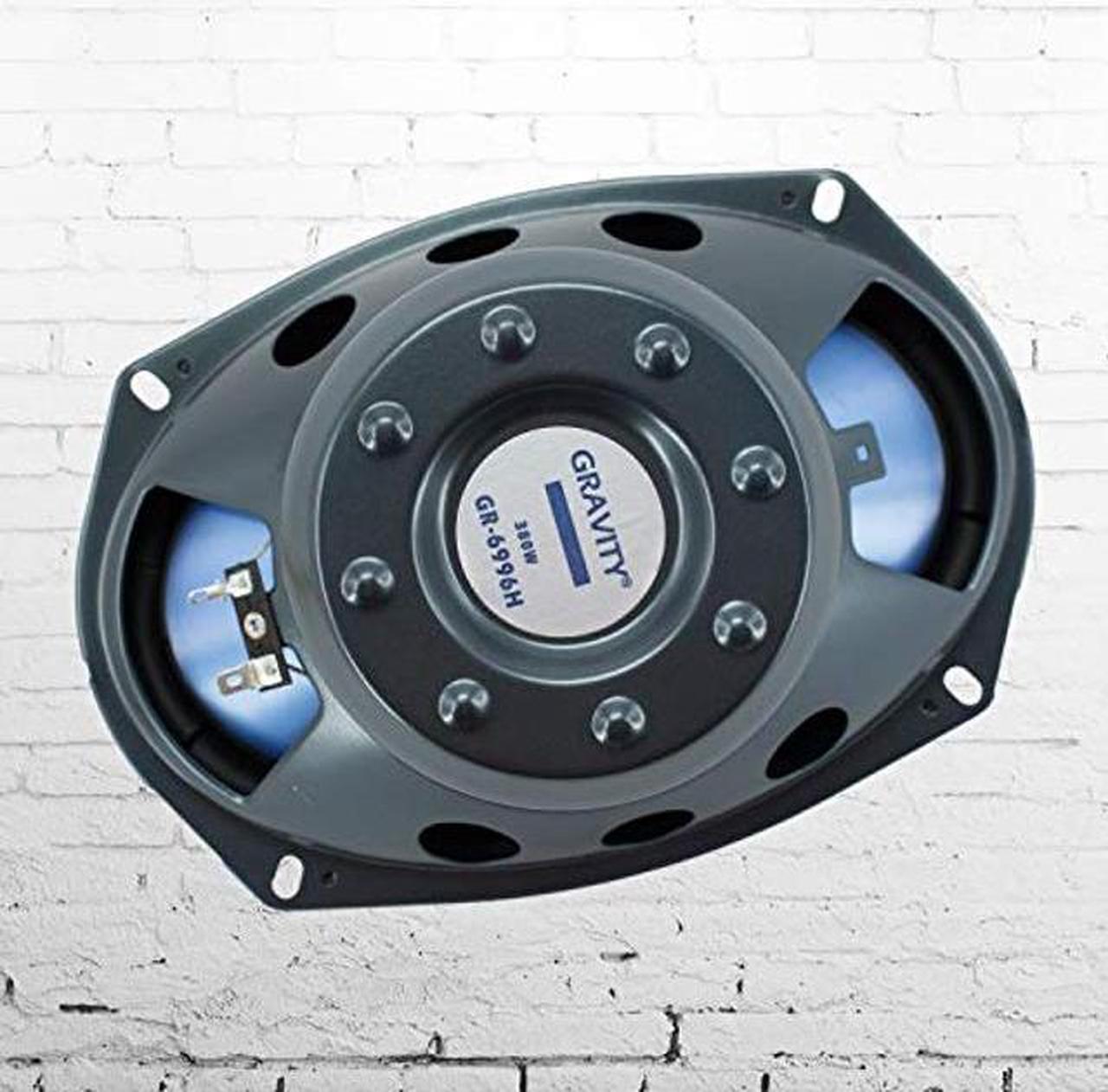 Alt view image 5 of 7 - (Pair) Gravity 6x9 inch 4-Way 380 Watts Coaxial Car Speakers CEA Rated - 6996H