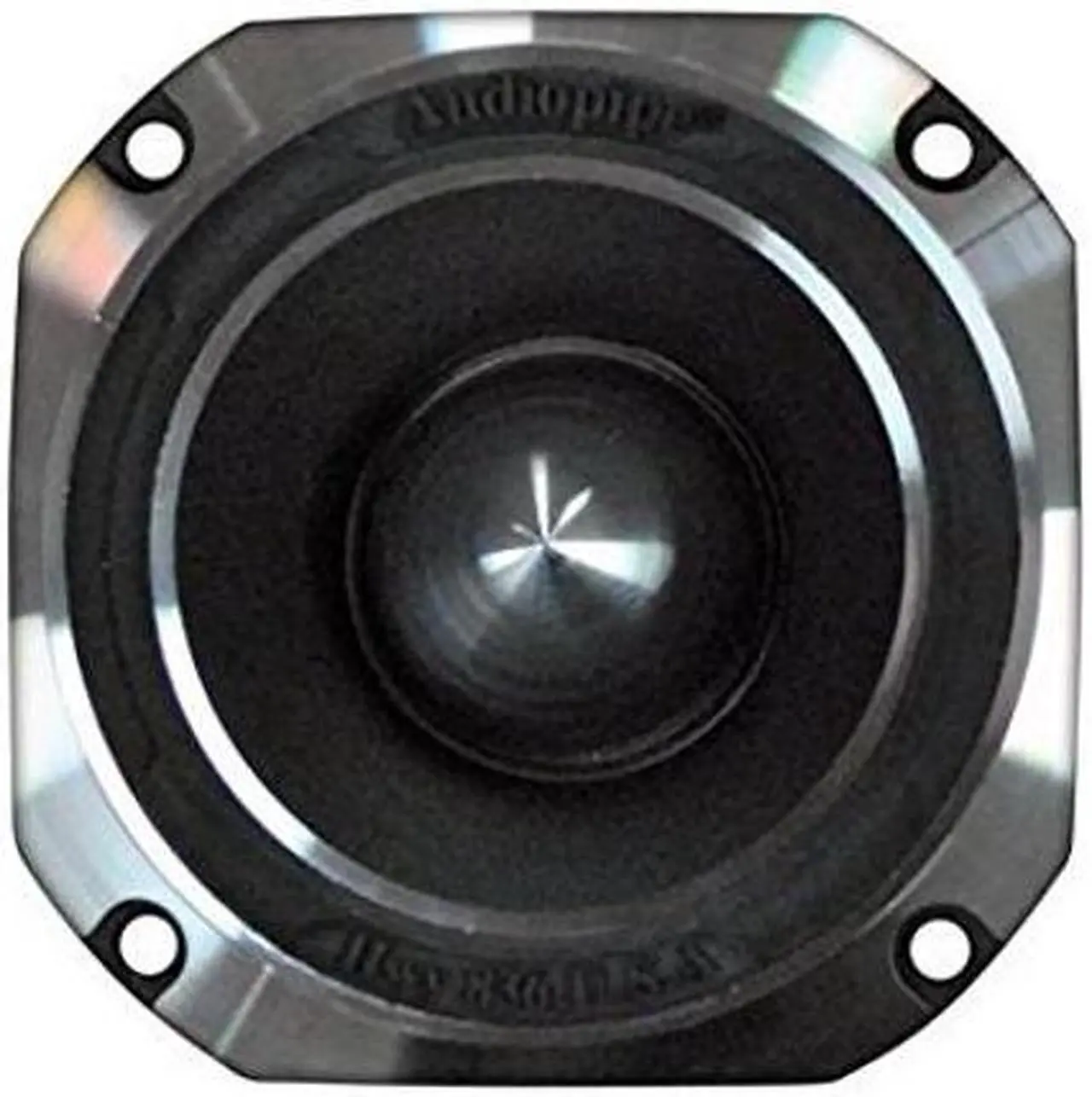 Alt view image 2 of 5 - Audiopipe 1 Pair 2" 600W Titanium Diamond Chrome Super Tweeter Heavy Duty Car Audio ATR-4061