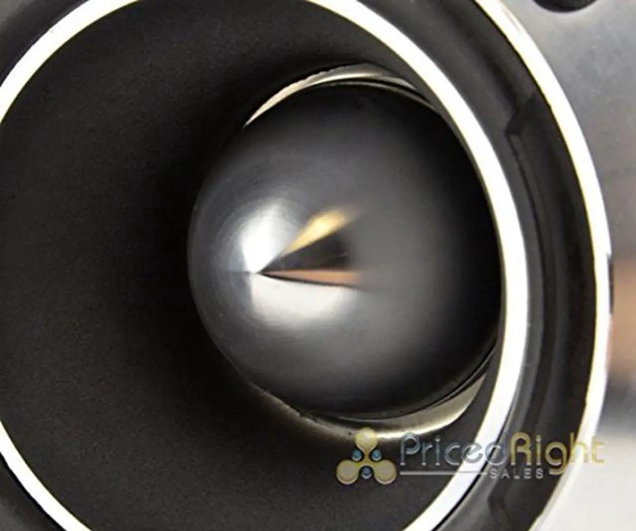 Alt view image 4 of 5 - Audiopipe 1 Pair 2" 600W Titanium Diamond Chrome Super Tweeter Heavy Duty Car Audio ATR-4061