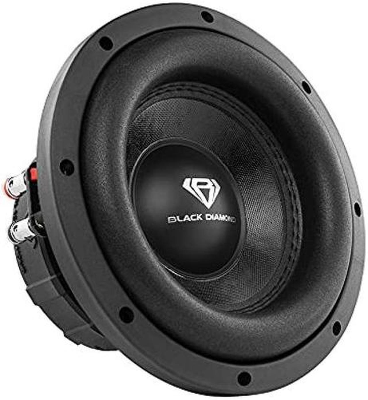 Main image of Black Diamond DIA-8D4 Car Subwoofer 8" 400W Max Power, 200W RMS, Dual 4 Ohms, DVC (1 Speaker)