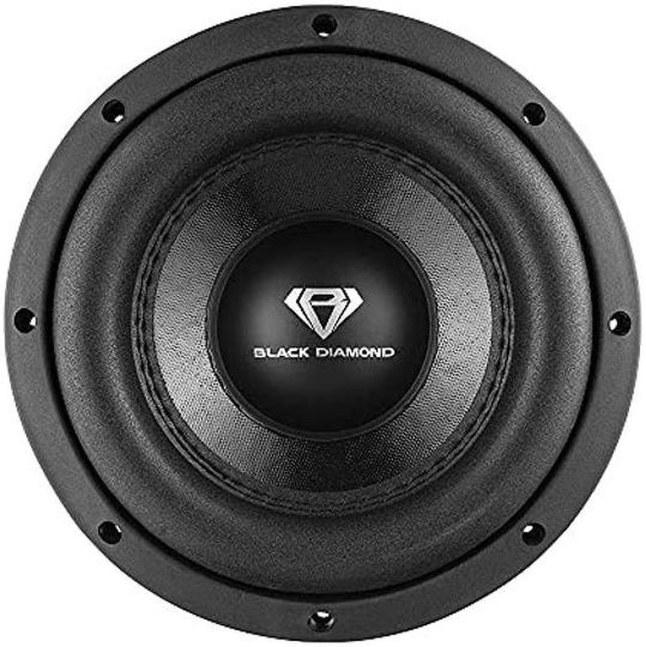 Alt view image 5 of 5 - Black Diamond DIA-8D4 Car Subwoofer 8" 400W Max Power, 200W RMS, Dual 4 Ohms, DVC (1 Speaker)