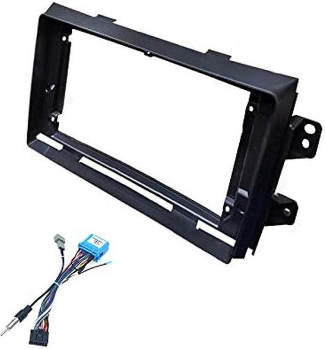 Main image of 9'' Car Radio Stereo Fascia Frame Panel Trim with Power Harness Loom for 9'' inch Car Radio Stereo Frame Fascia Panel for Suzuki SX4 2006~14 Fiat sedici