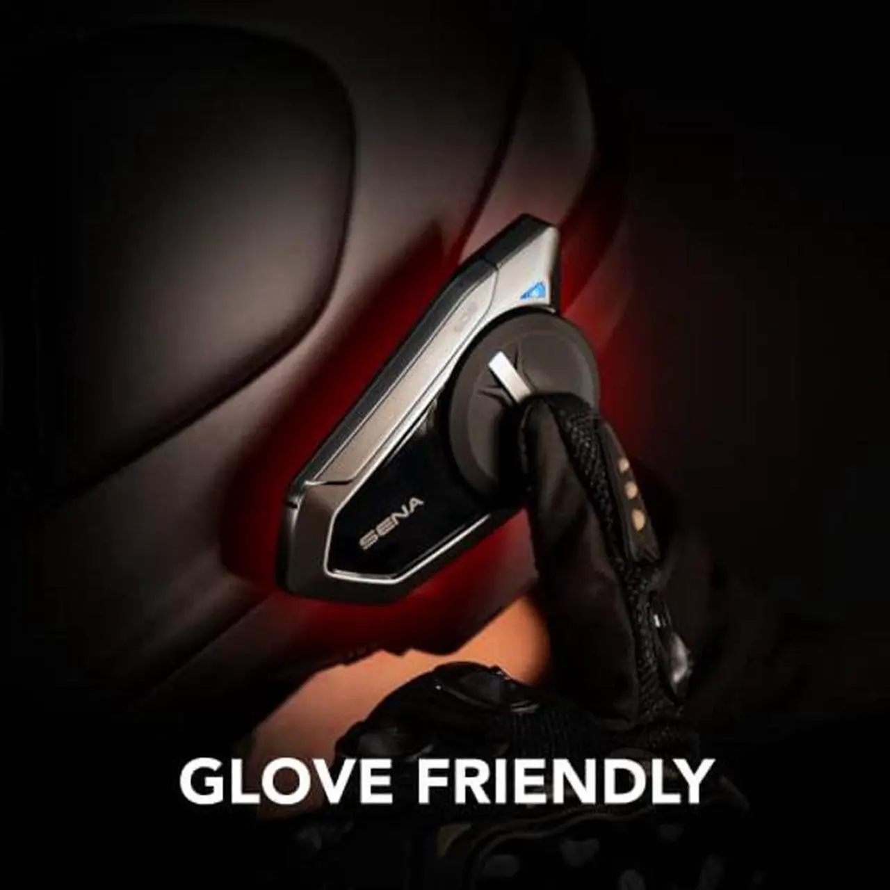Alt view image 5 of 5 - Sena 50S Motorcycle Jog Dial Communication Bluetooth Headset w/Sound by Harman Kardon Integrated Mesh Intercom System Premium Microphone & Speakers, Dual Pack