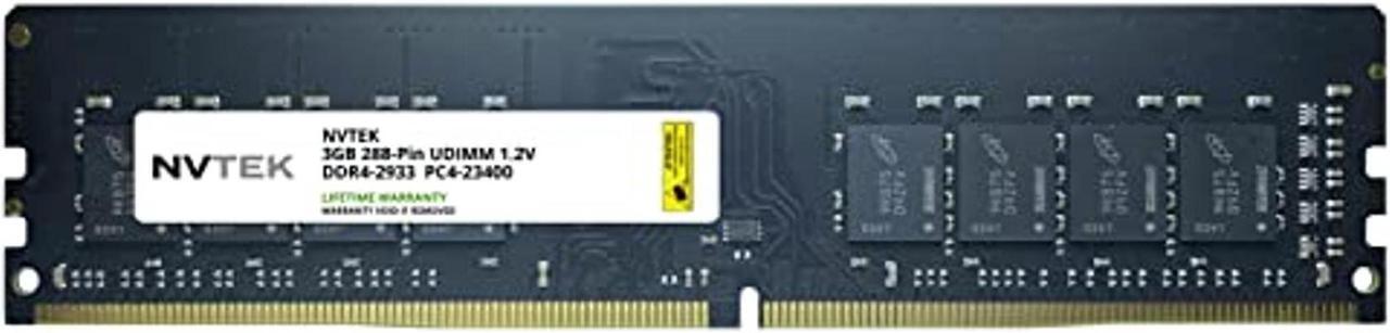 Main image of NVTEK 32GB DDR4-2933 PC4-23400 Non-ECC UDIMM Desktop PC RAM Memory Upgrade
