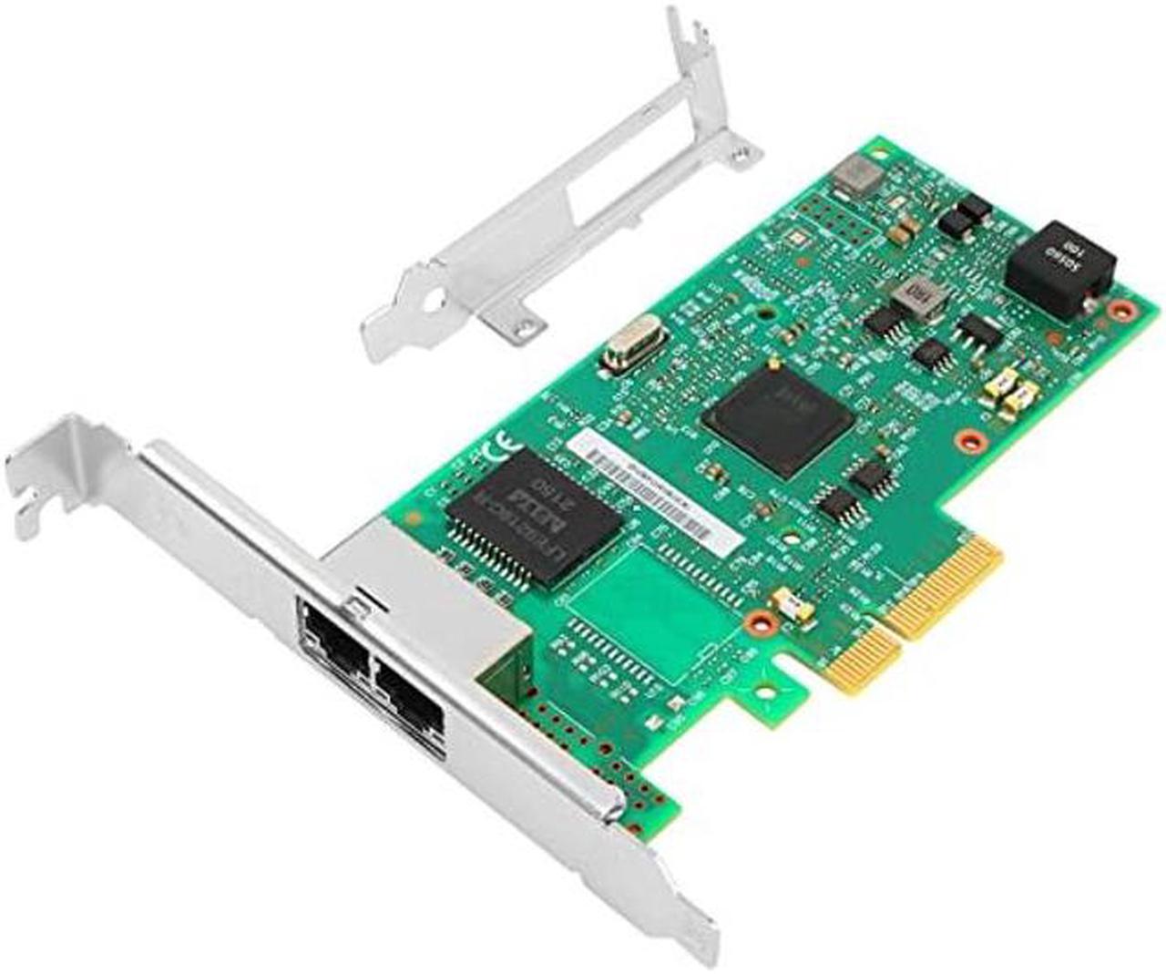Main image of Vogzone for Intel I350-T2 NIC 1G 1000Mbps Gigabit Ethernet Converged Network Adapter Dual RJ45 Port PCIe 2.0 x4 GbE Network Card with Intel I350AM2 Chipset for Windows/Windows Server/Linux
