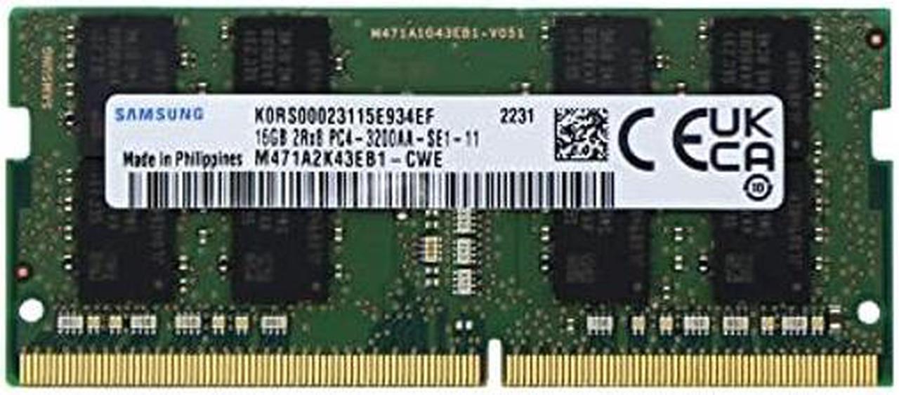 Main image of Samsung 16GB (1x16GB) DDR4 3200MHz PC4-25600 SODIMM 2Rx8 CL22 1.2v Gaming Laptop Notebook Memory Module Upgrade RAM M471A2K43EB1-CWE Adamanta