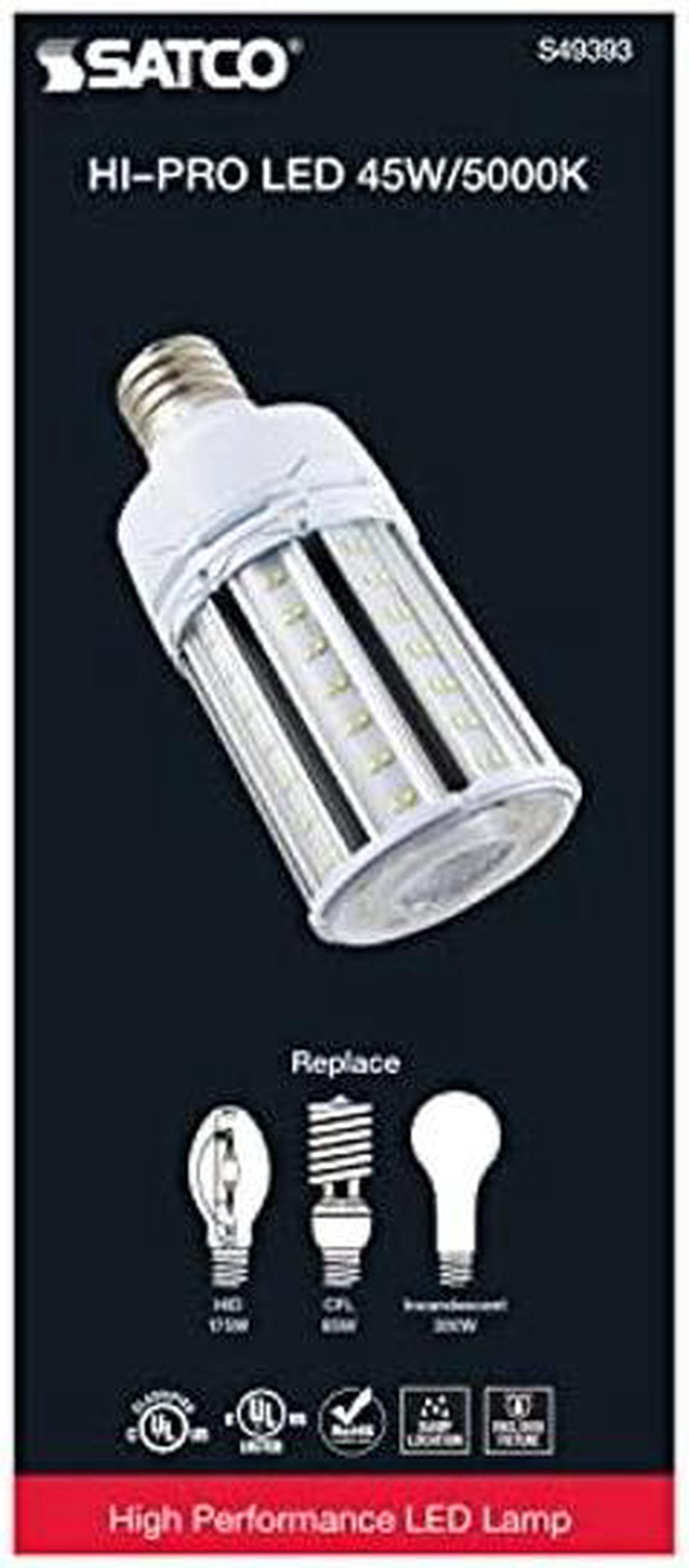 Alt view image 5 of 5 - Satco S49393 45W/LED/HP/850/100-277V/EX39-6 Pack
