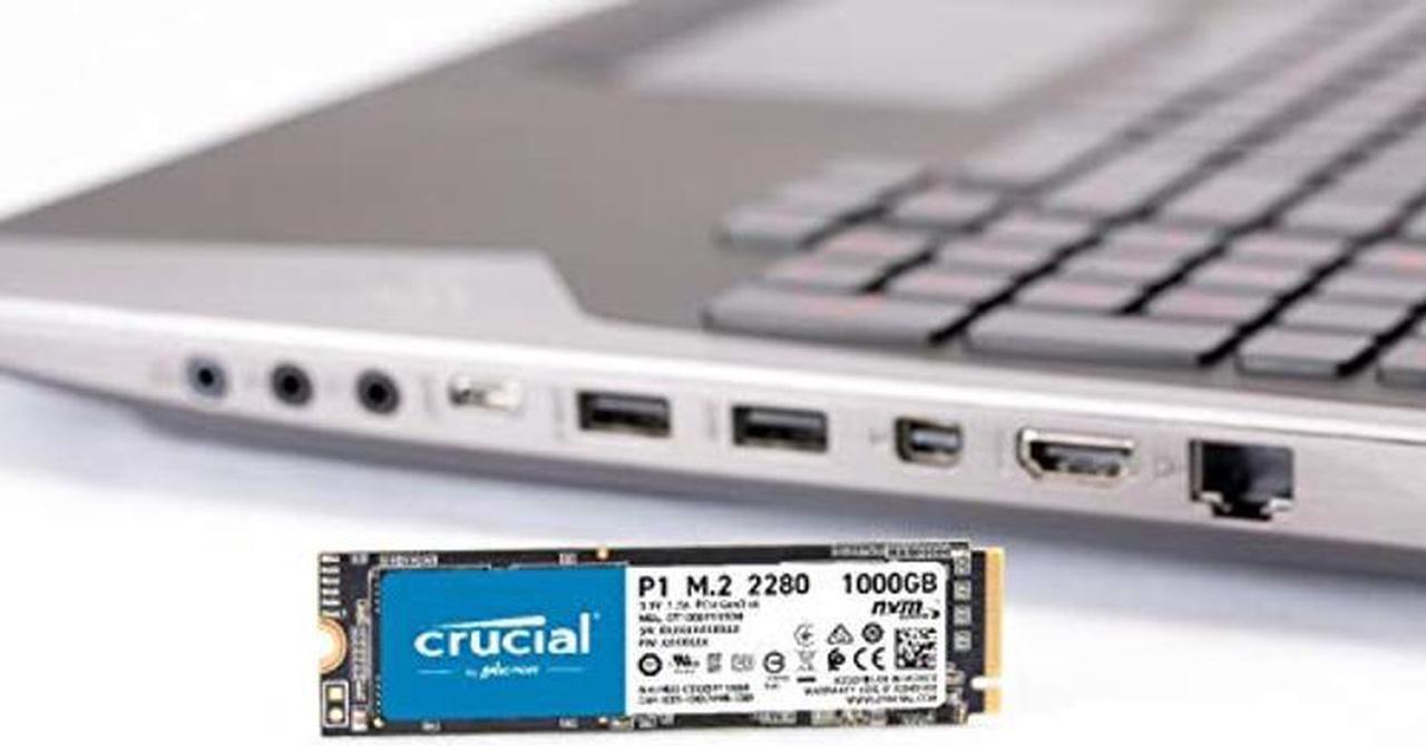 Alt view image 5 of 5 - Crucial P1 1TB 3D NAND NVMe PCIe Internal SSD, up to 2000MB/s - CT1000P1SSD8