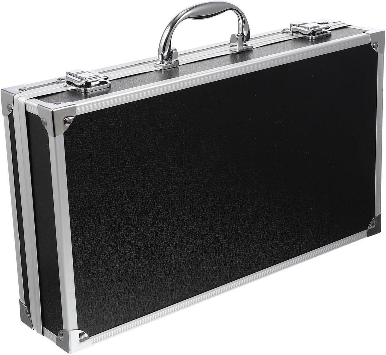 Alt view image 2 of 5 - ERINGOGO Aluminum Briefcase - 14 Inch Hard Laptop Briefcases with Lock, Multifunctional Case