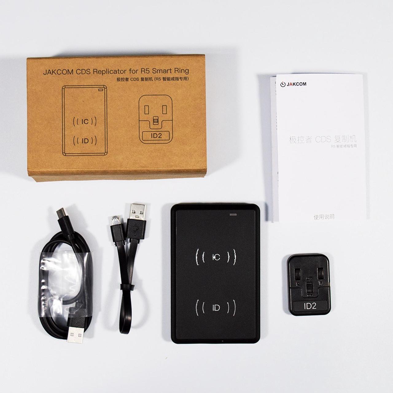Alt view image 3 of 5 - 2023 Newest RGTTOTG CDS Smart Card Reader Writable Key ID IC Card Replicator NFC Reader 125KHz Frequency Identification Card Writer for R4 R5 Smart Ring Reading Writing