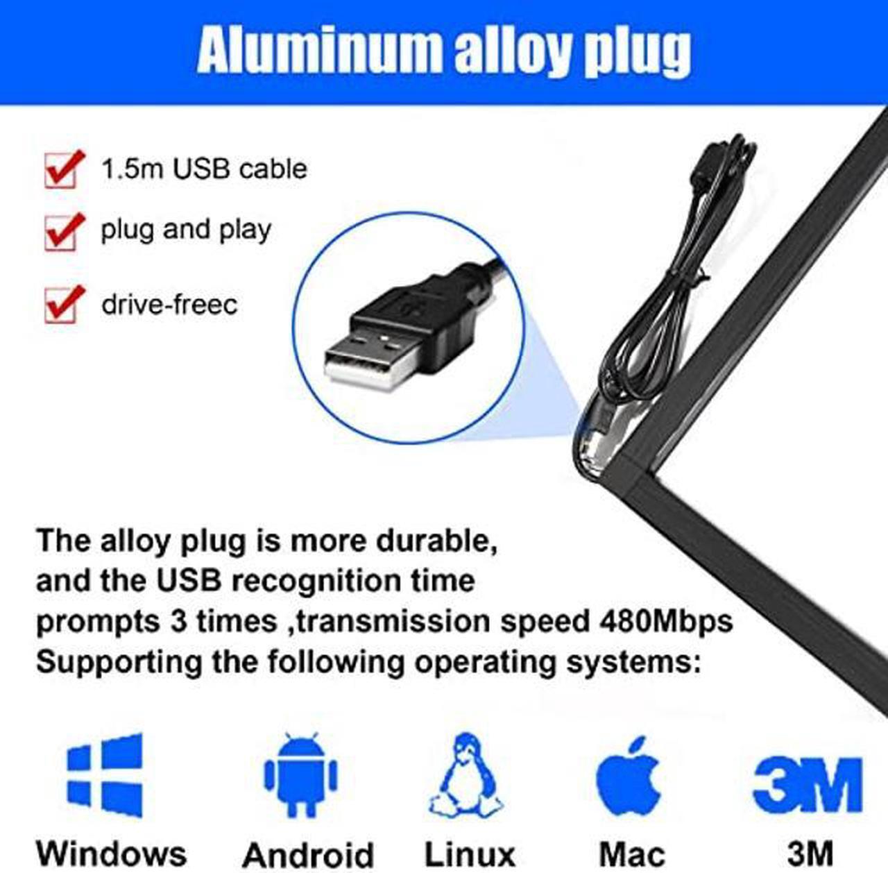 Alt view image 4 of 5 - SpecialTouch 65 Inch Infrared Touch Screen Frame 20 Points Interactive Ir Touch Panel Overlay Suitable for Touch Monitor TV Frame, Touch Whiteboard