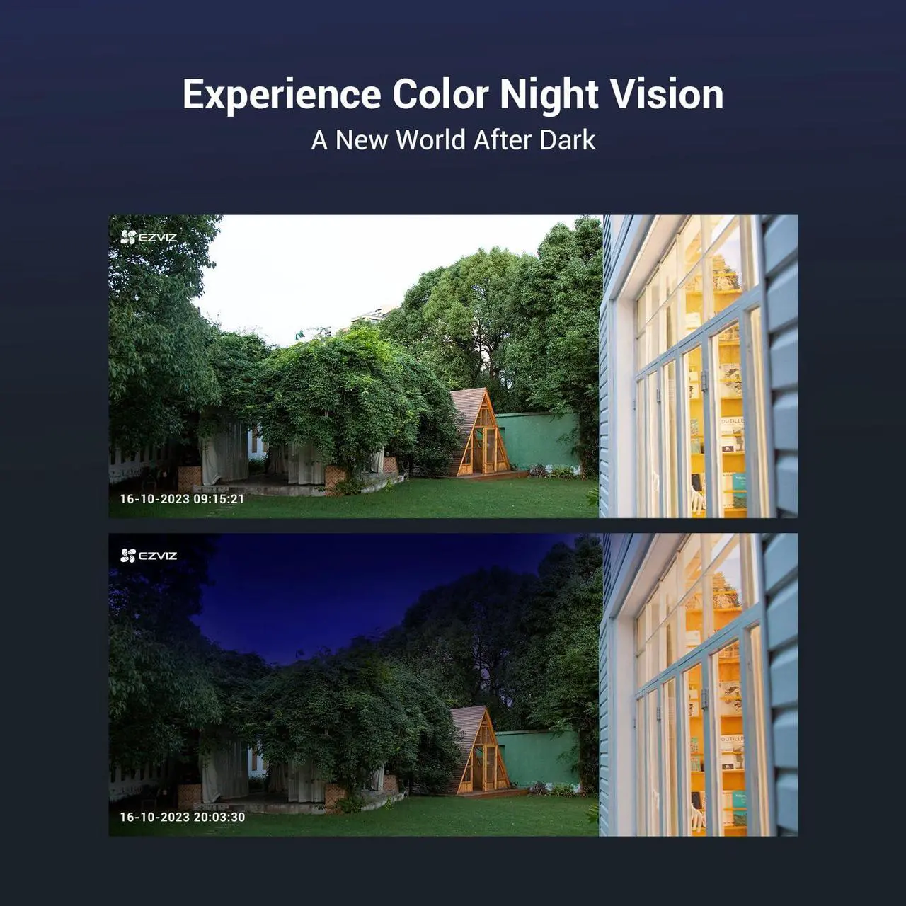 Alt view image 5 of 5 - EZVIZ Color Night Vison, WiFi Security Camera Outdoor/Outside, Home Security Cameras, Surveillance Camera, No Subscription with IP67 Waterproof, Motion Detection, Audio Pick-Up, Alexa/Google, 512 SD