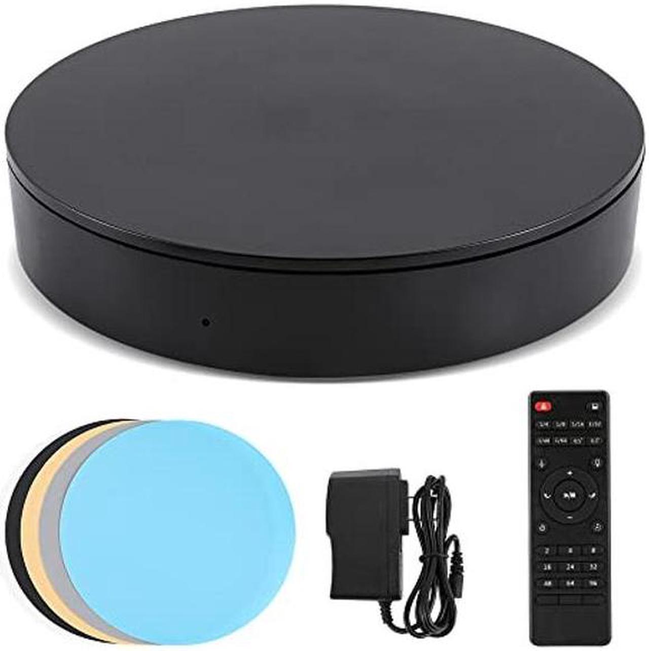 Main image of Flyrivergo Photography Turntable 13.7inch/110lb, Motorized Rotating Display Stand with Remote Control, 360 Degree Large Display Turntable for Photography, Video, Model, Cake, 3D Images