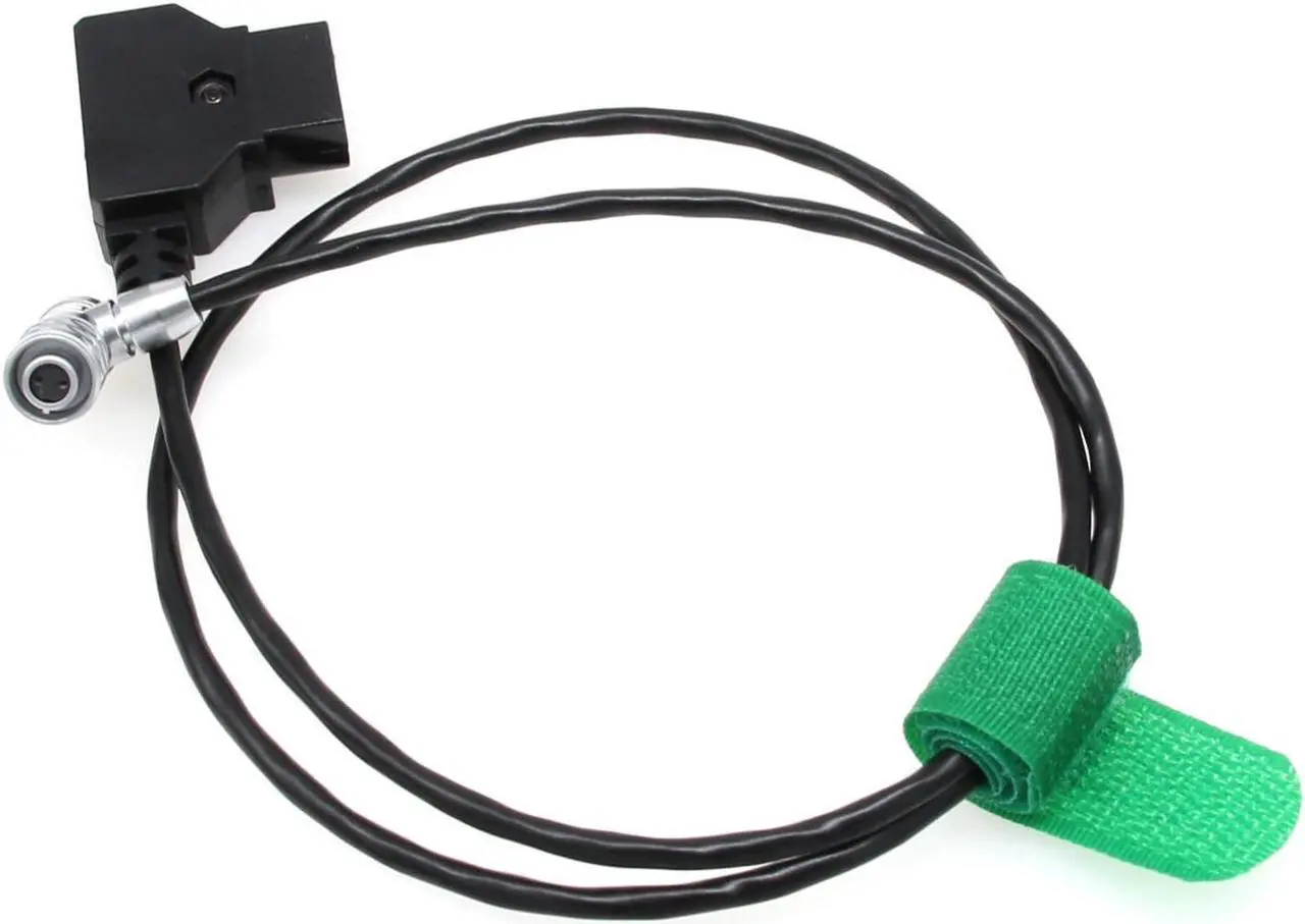 Alt view image 3 of 5 - HangTon Power Cable for Blackmagic BMCC 6K, Pocket Camera BMPCC 4K 6K 6K Pro, D-Tap to Right Angle 2-pin, 60cm